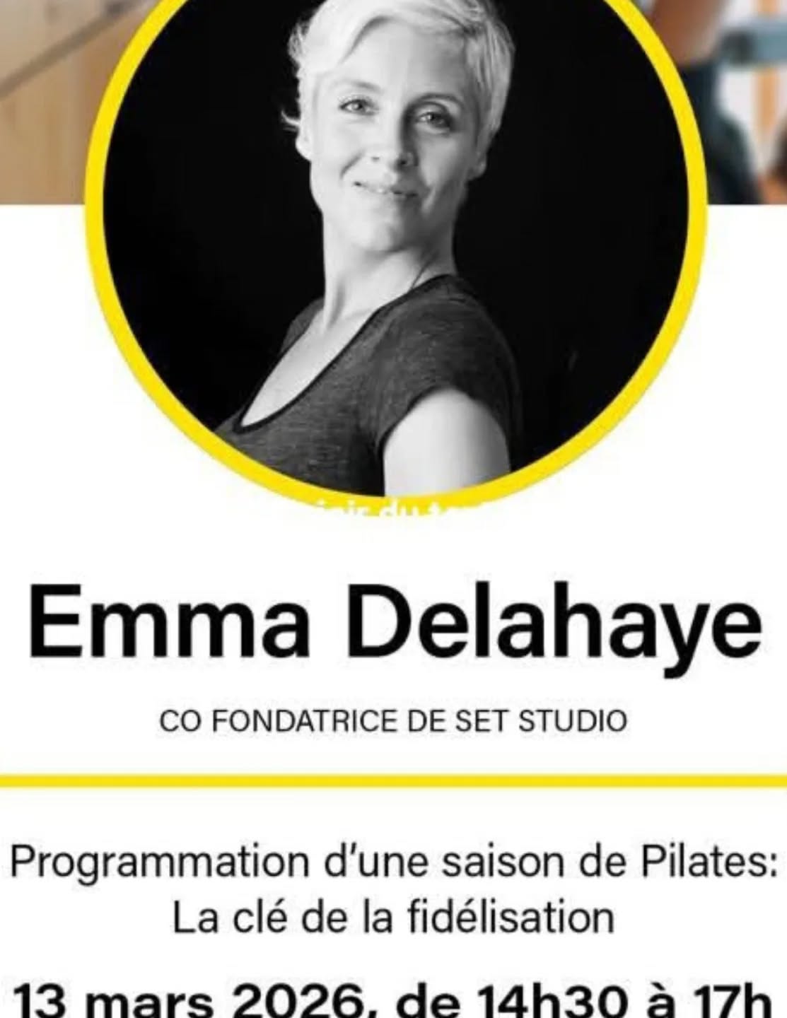 Bonjour à tous, pour ceux et celles qui souhaitent tester le nouveau réformer de Technogym
Ce vendredi (13 mars), c'est l'occasion de le découvrir (14h30 a 15h),
Puis il y'a un workshop pour les pros (15h a 17h), vous pouvez aussi profiter du tout nouveau club Front de Seine, avant, et/ou après 😉
Dans le 16eme arrondissement a Paris (pour commencer ....)

https://www.eventbrite.com/e/inscription-workshop-pilates-1982610630767?aff=oddtdtcreator.

Encadré par ma mentor, la talentueuse @delahayeemma

Belle journée à tous.

Bien à vous

#pilates #worshop #reformerpilates #technogym