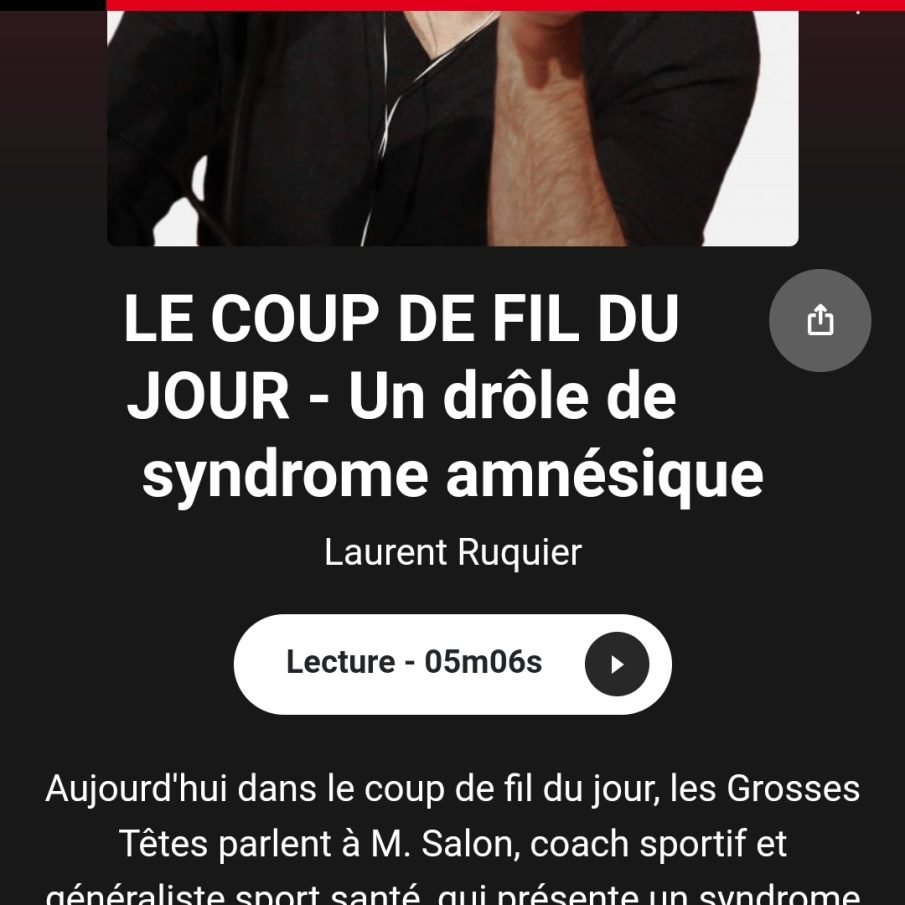 RTL L'émission "Les Grosses Têtes"